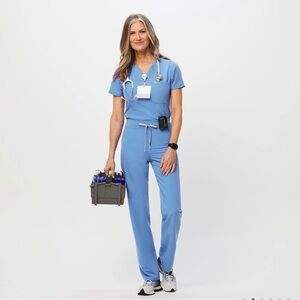 Figs Ceil Blue Livingston pant Medium/regular